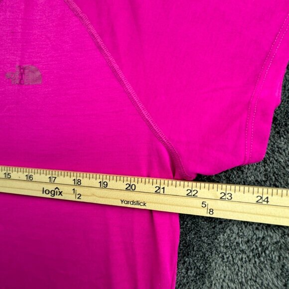 The North Face Women’s T-shirt 2XL Vaporwick Pink Short Sleeve Outdoor Hiking - Picture 5 of 13
